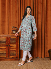 printed Cotton Blend Kurta